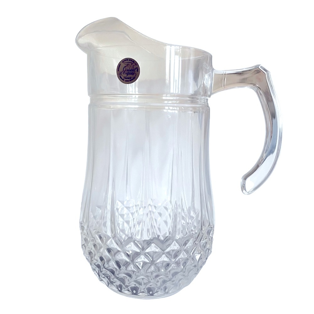 Cristal d’Arques Longchamp Pitcher 24% Lead Crystal Vintage 1.4 Liter